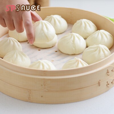 Japan SP Home Disposable Waterproof Steam Cage Paper Steam Cloth Breathable Stiletto Steamed Buns Head Mat High Temperature Resistant Anti-Stick Steamed Paper