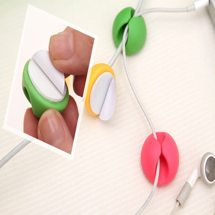 Home Mini Desktop Solid Wire Clamp Wire Holder Computer Network Route Clip Wire Holder Cute Wire Clip Finisher