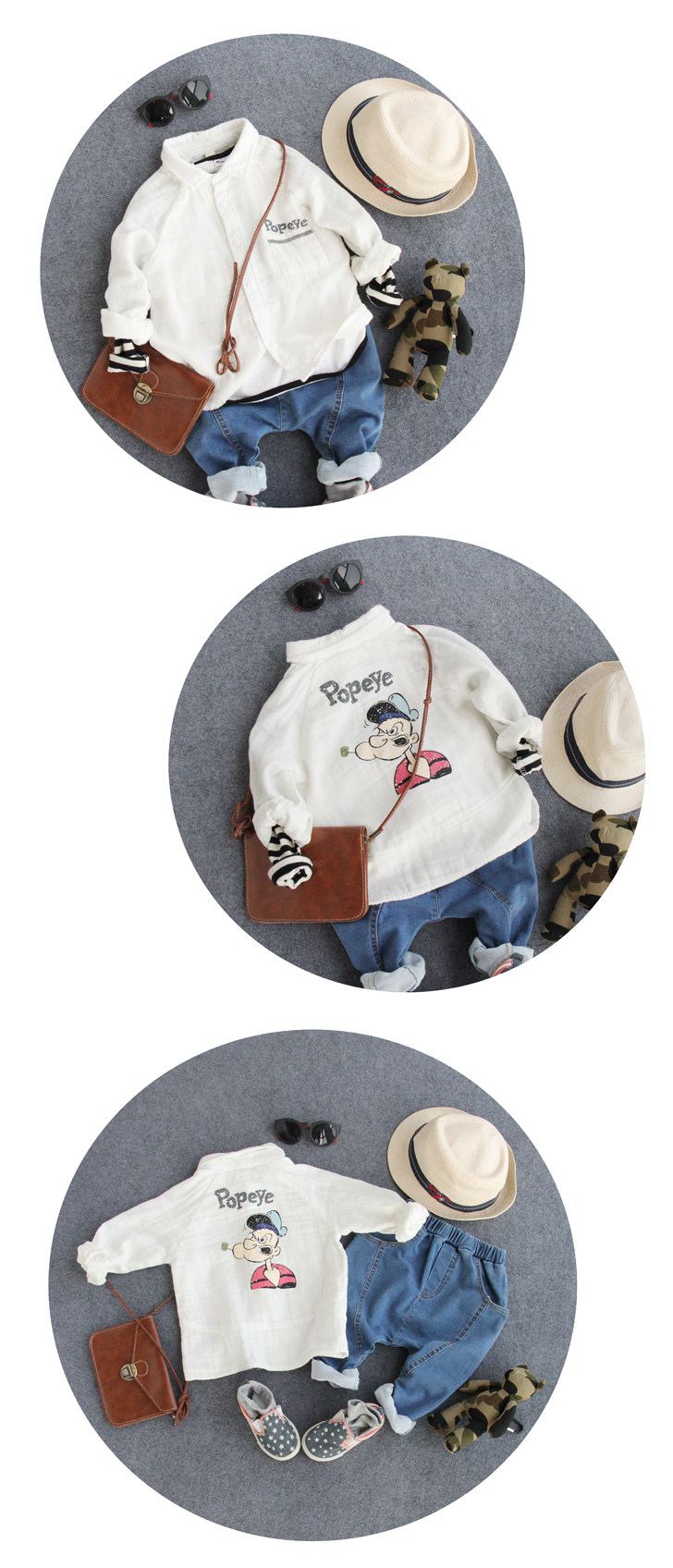 Chemise garcon à manche longue - Ref 2074734 Image 36