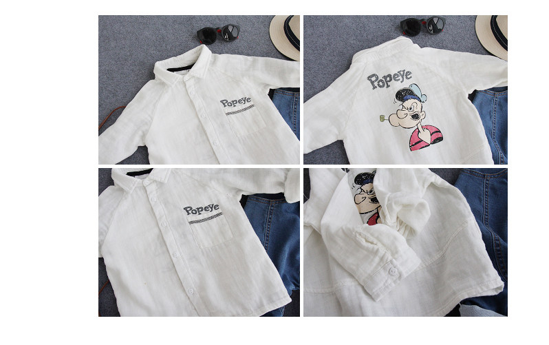 Chemise garcon à manche longue - Ref 2074734 Image 39