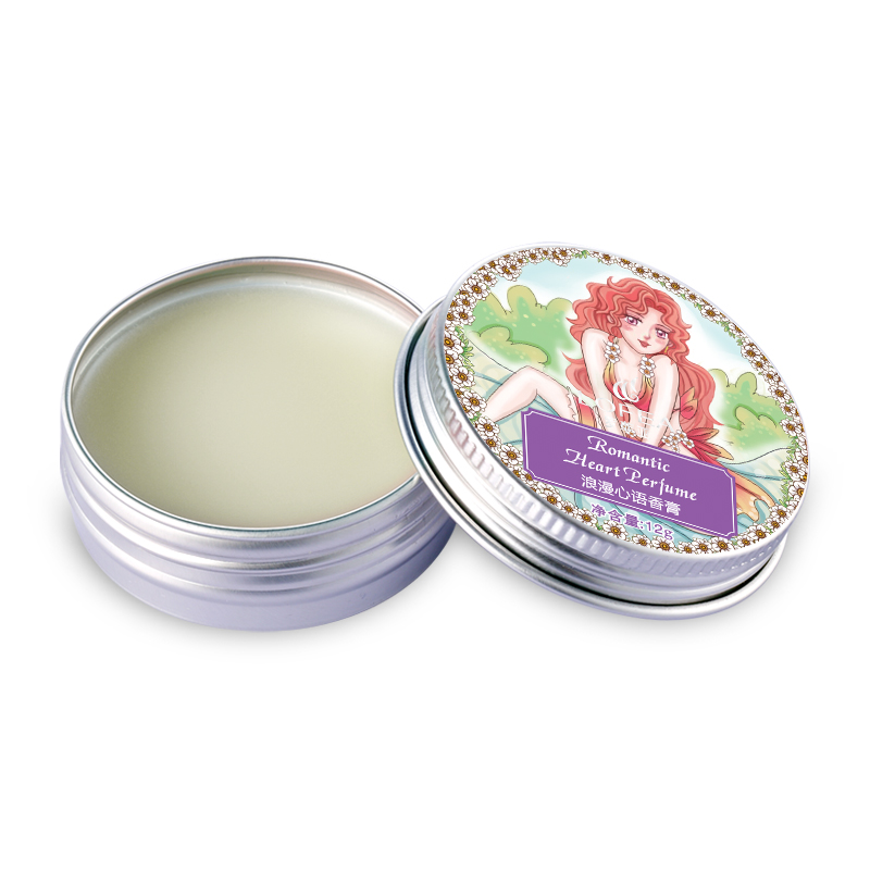 罗菲亚浪漫心语香膏固体香水女香香体膏无色素12g