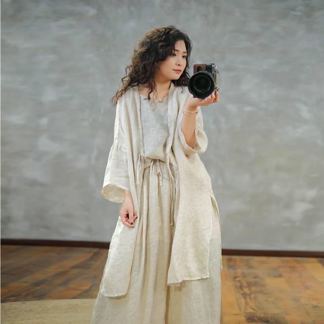 Yimian ຜະລິດໃຫມ່ 28267 niche ວ່າງແລະ versatile fashionable ແລະ lazy style cardigan ໃນຕົ້ນພາກຮຽນ spring ຂອງ 24