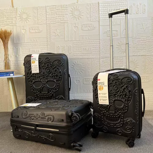 Трендовый чемодан, в стиле панк, 20 дюймов, 28 дюймов