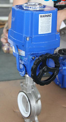 전기 스테인레스 스틸 조절 밸브 수동 전기 조절 버터 플라이 밸브 D971F가있는 방폭형 전기 조절 버터 플라이 밸브