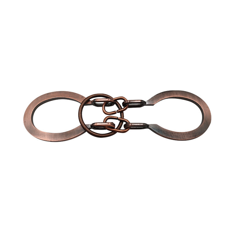 Magic Zinc Alloy Toy Zinc Alloy Horseshoe Lock Nine Serial Golden Cicada Hulking Ring Puzzle Unlock Decontroring Intelligence-Taobao