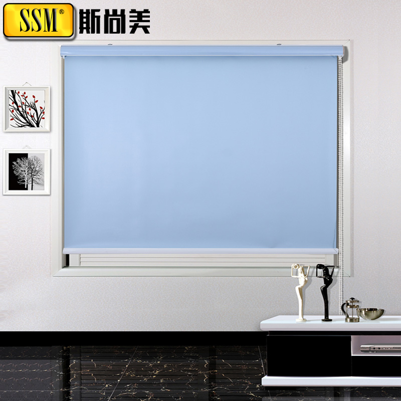 Shangmei waterproof all-shading roller shutter anti-oil-oil roller blind-proof thickened thermal insulation shading kitchen make-up room first