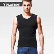 Playboy mens Dongli nhung ấm vest cộng nhung cộng dày vai rộng vòng cổ áo phía dưới bông tay đồ lót vest.