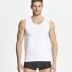 Playboy nam Vest thoáng khí dưới vai rộng tay áo Vest nam Slim thể dục quần thể dục bán áo lót nam Áo vest