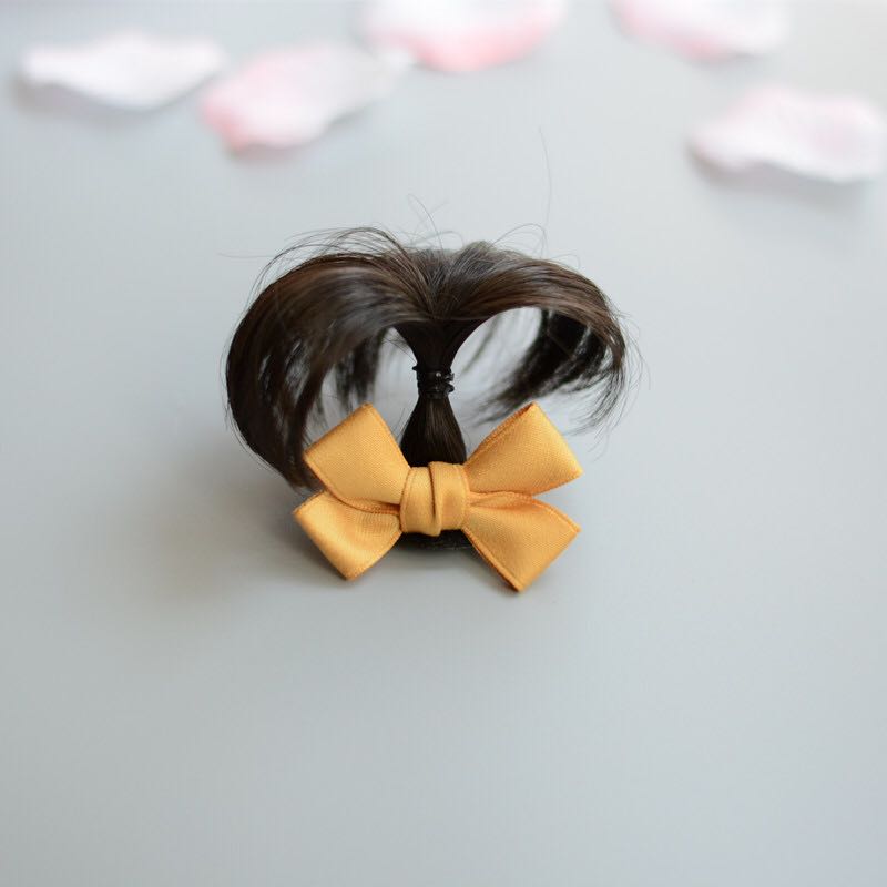 Châu Âu và Mỹ bé tóc giả trẻ em phụ kiện tóc bé clip an toàn công chúa kẹp tóc dễ thương mũ xoăn tóc thẻ clip - Phụ kiện tóc cột tóc scrunchies