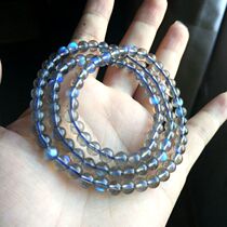 Natural gray Moonstone Blue Light Labradorite multi-ring bracelet Crystal transparent bracelet jewelry bracelet for women multi-layer