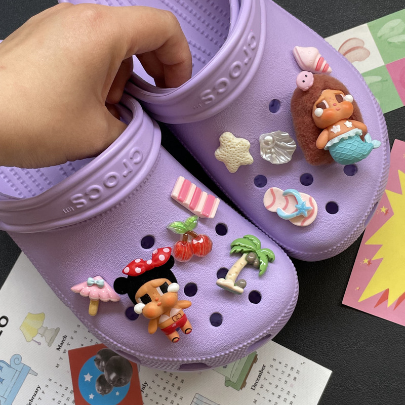Crocs Shoe Accessories New Mermaid Crying Baby DIY Cute Dopamine Shoe Charms High-End Crocs Shoe Charms DIY Crocs Shoe Accessories New Mermaid Crying Baby DIY Cute Dopamine Shoe Charms High-End Crocs Shoe Charms DIY