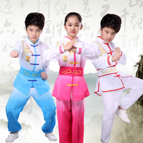 Martial arts costumes children Kung Fu Performance in mens and womens competitions less training for adults to perform in Chinese Wind Dragon