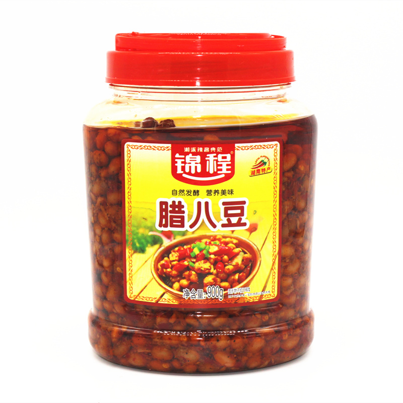 Jincheng Laba beans Hunan specialty farmhouse homemade spicy bottled original soy sauce bean sauce seasoning
