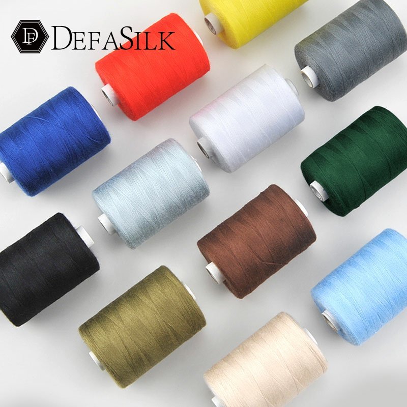 Handmade DIY Handmade needle household with small roll color sewing line black 402 polyester sewing thread white suit
