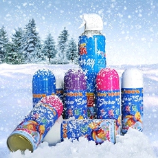 Аэрозольный серпантин 仿真白色飞雪喷雾圣诞节下雪假雪道具喷泡沫雪花喷雪罐人工人造雪