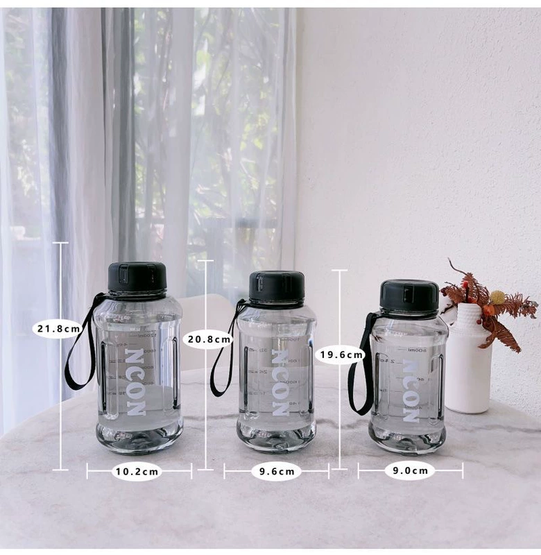 bình giữ nhiệt lock and lock 500ml Cốc nước bằng nhựa di động thể thao ngoài trời dung tích lớn cốc không gian dành cho nam giới mùa hè lọc chai nước chống rơi chịu nhiệt độ cao bình nước trẻ em