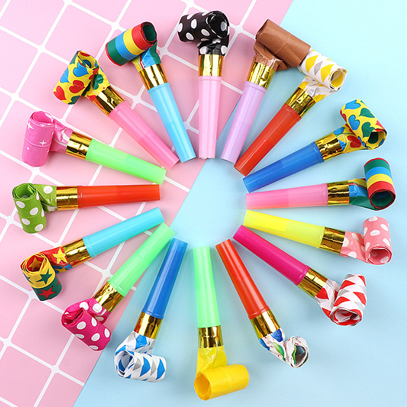 クリエイティブな子供用かわいいドラゴンホイッスル伸縮式ホイッスル吹きロール漫画おもちゃ赤ちゃん誕生日パーティーホーン