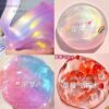 M's Slime Foaming Glue Children's Non-Toxic Crystal Mud Set Internet-Famous Girly Fake Water Decompression Super Large Bubbles