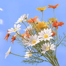 Netred fake flowers photography props small daisies full of the Sunflower picnic photographer with simulation flowers Nordic decoration