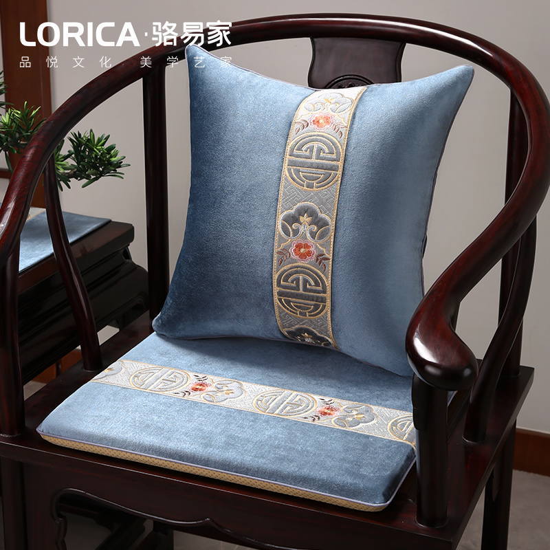 Winter chair cushion suede Chinese-style red wood sofa cushion solid wood furniture chair dining chair too-chair circle chair stool cushion