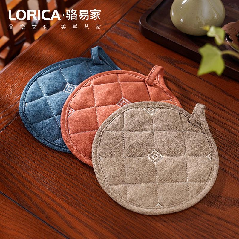 New Chinese Thermal Insulation Mat Vase Mat Cloth Art Anti-Burn Dining Cushion Home Bowl Mat cushion Cushion Simple cigarette Ashtray Mat