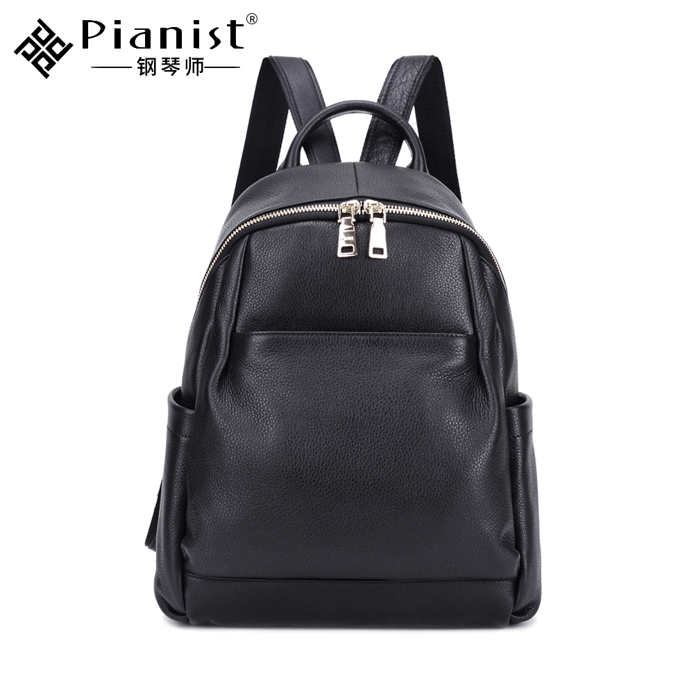 Leather back backpack women's bag 2021 new fashion large capacity first layer cowhide leather women's high-grade soft leather backpack