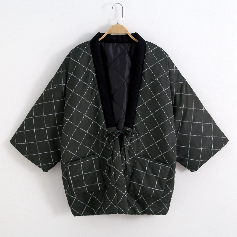 Japanese-Style Half-Wrap Cotton Jacket, Kimono-Style Robe, Open-Front Cotton Coat with Ties, Unisex Warm Bathrobe, Outerwear, Loungewear Top Japanese-Style Half-Wrap Cotton Jacket, Kimono-Style Robe, Open-Front Cotton Coat with Ties, Unisex Warm Bathrobe, Outerwear, Loungewear Top