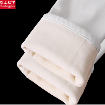 Winter White plus velvet padded leggings to keep warm women wearing leggings elastic thin pants women