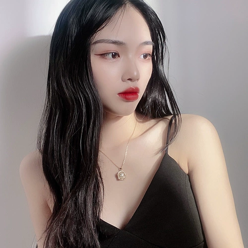 Подвеска из жемчуга из нержавеющей стали, изысканный стиль, популярно в интернете, легкий роскошный стиль, 2021 года