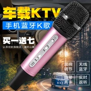 Youou C201 xe không dây KTV điện thoại di động không dây Bluetooth FM hệ thống chuyên dụng micro karaoke karaoke quốc gia với âm thanh xe tải âm thanh xe hơi hát phổ quát