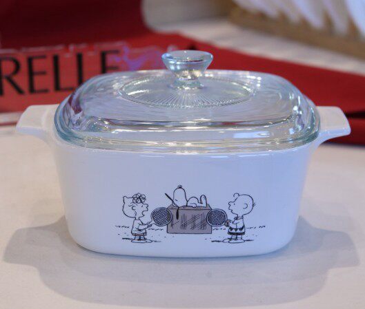 South Korean American conning Snoopy Snoopy glass ceramic pan multi-power simmer cooking stockpot 1 5