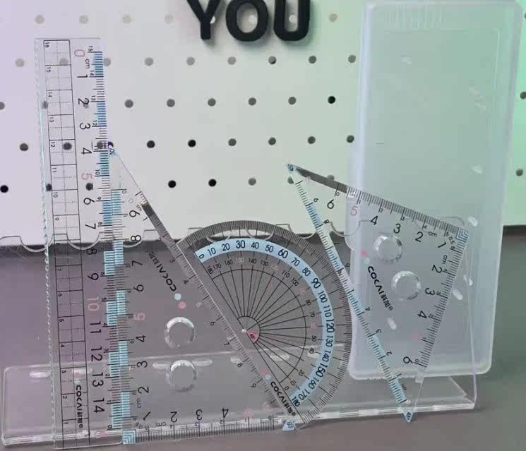 (Exclusive for Dameihuan fans) Kegapop set of rulers - four-piece set with random color