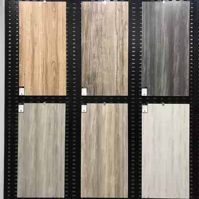 Wood grain tiles 600x1200 imitation wood floor tiles Living room study retro matte imitation solid wood floor tiles Chinese style