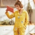 Thêm phân bón để tăng đồ ngủ cho nữ phiên bản Hàn Quốc của cotton dài tay chất béo MM mùa xuân và mùa thu rộng cỡ lớn phù hợp với mẹ 200 kg áo ngủ Giống cái