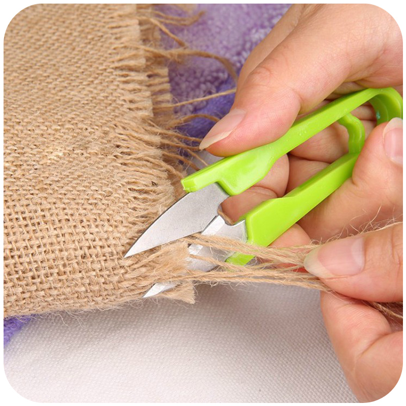 9 9 home daily use spike color plastic handle thread cross stitch tool small scissors small department store