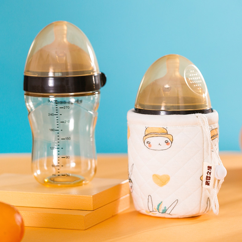 Applicable Shixi Milk Bottle Thickened Constant Temperature Warm 240 300ML Bag Set Of Warm Milk Thever Newborn Milk Bottle Insulation Sleeve-Taobao
