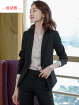 Suit suit womens spring new fashion temperament work dress goddess fan OL jewelry store overalls professional wear