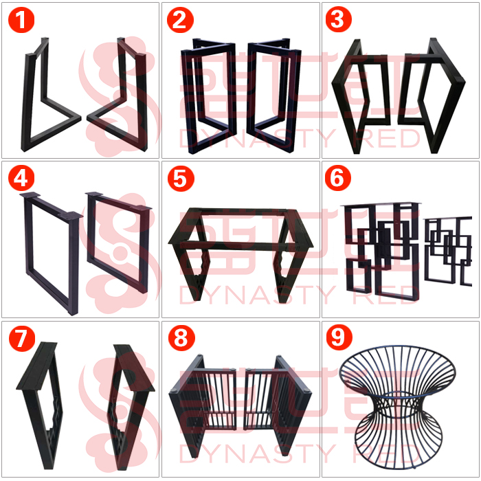 Iron tablefoot tableleg bracket Triangle stent iron stent iron stent table foot is simple modern