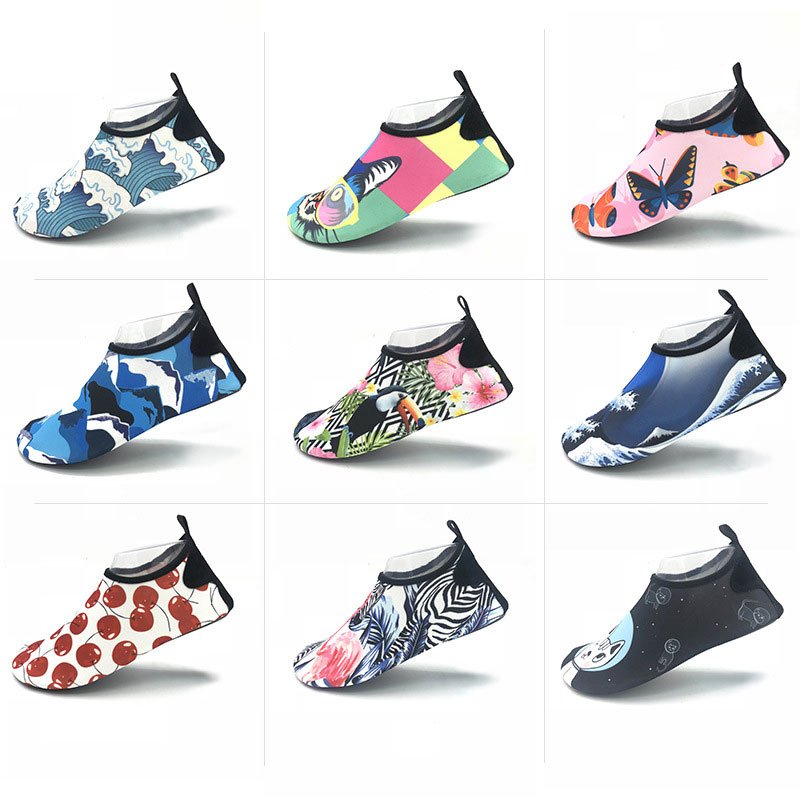 Beach shoes men's and women's diving shoes snorkeling shoes children's swimming shoes quick-drying beach socks non-slip yoga shoes treadmill shoes