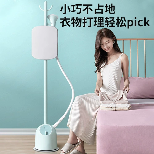 Мидиагический период домохозяйства маленький висящий пароход железо, гладило одежду, держащую гладильную машину держатель