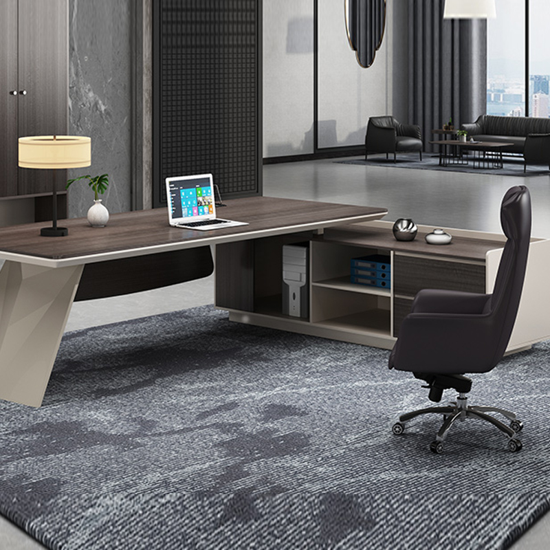 Boss office desk simple modern president executive desk and chair combination light and luxurious atmospheric bench office furniture