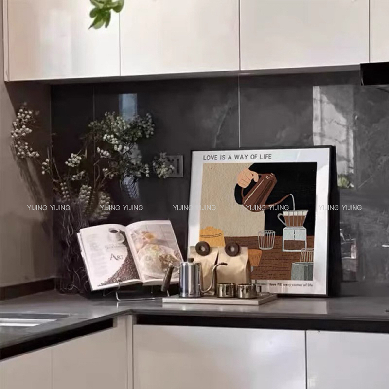 Modern Accessible Luxury Coffee Theme Coffee Bean Soft Decoration Combination Creative Ornaments Kitchen Sideboard Decoration Model Room