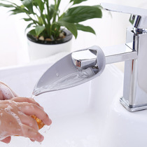 Childrens faucet extension mouth baby hand washer extension lengthy splashproof head guide sink water mouth tremble