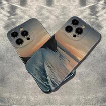 Seaside Sunrise Fillin Mobile Phone Shell Applies Oppo Vivo Apple iphone15promax14 13 12 11