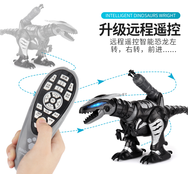 Điều khiển từ xa quá khổ đồ chơi khủng long robot thông minh sạc năng động Tyrannosaurus Rex mô phỏng cậu bé thế giới đồ chơi cho bé