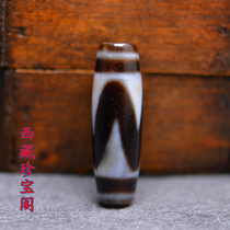 One Bead One Picture Tibetan Nine Eye Shale Pure Tiger Tooth Pattern Old Dzi Beads Pendant Necklace Hidden Beads Authentic Special Offer