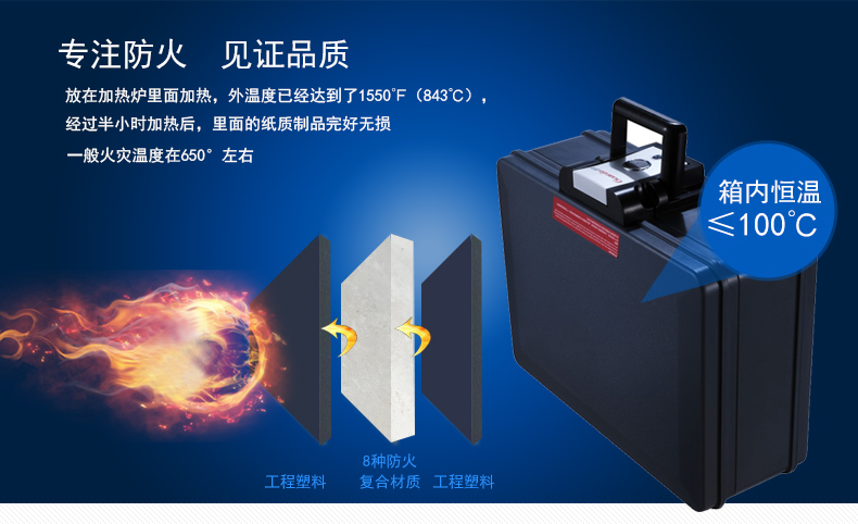 Khiên chống cháy nhà an toàn chống từ rỉ sét văn phòng nhỏ chứng chỉ an toàn đặc biệt an toàn hộp ký gửi - Két an toàn ket sat gia dinh