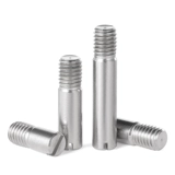 Пролетки слота из нержавеющей стали. Внешняя резьба.