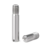 Пролетки слота из нержавеющей стали. Внешняя резьба.