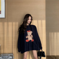 Autumn sweaters 2021 new autumn and winter sweaters loose net red coat sweaters wear thick laziness loose